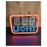 Bud Light Neon Sign 20x17in
