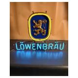 Lowenbrau Neon Sign, 28ï¿½20 in