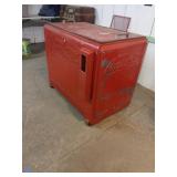 Vintage Coca-Cola Cooler, 41x25x34in