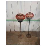 Vintage Standard Butt Stands, 43in Tall