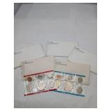 Five U.S. 1977 Mint Coin Sets