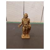 6.5-Inch Gold Washington Figurine