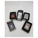 5 Decorative Zippo Lighters