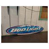 Bud Light Oversized Metal Sign
