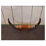 Bull Horns With Mounted Base