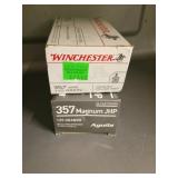 Two Boxes of .357 Magnum Rounds