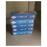 Five Boxes of PPU 7.62ï¿½39 Ammunition
