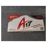 CCI A17 Varmint Tip Ammo, 200 Rounds
