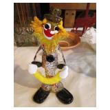 Glass Clown Figurine