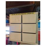 Metal Storage Bin Organizer Unit