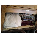 Folded Plush Blankets