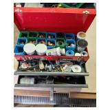 Husky Red Metal Toolbox with Contents