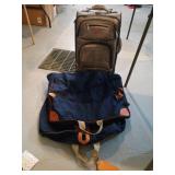 Roller Suitcase and Garment Bag