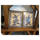 Framed Thai Shadow Puppet Prints