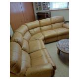 5-Piece Dual Recliner Sectional Sofa