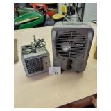 Two Portable Electric Heaters