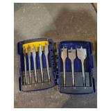 Irwin Spade Drill Bit Set in Case