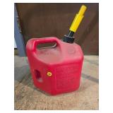 Red Plastic Gasoline Container, 2 Gal