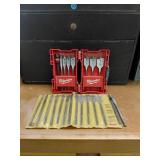 Drill Bit Sets by Milwaukee and Irwin