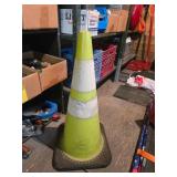 Green Reflective Traffic Cone