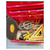 Tools in Red Tool Chest