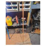Wood-Handled Push Broom