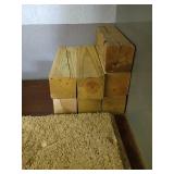 Seven 1 Ft 4�4 Wooden Beams