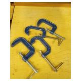 Blue irwin 2.5-Inch C-Clamps