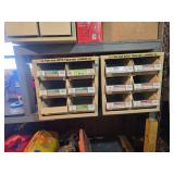 Metal Wall-Mounted Storage Bin Rack