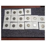 16 Liberty Head V Nickels (1891-1911)