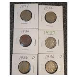 Buffalo Nickels (1934-1937)