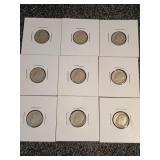 9 Roosevelt Dimes