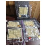 Replica Gold Coins with COAs