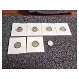 Six Roosevelt Dimes