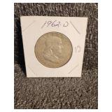 1962-D Franklin Half Dollar