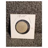 1915 Barber Quarter Coin