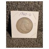 1960-D Franklin Half Dollar