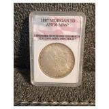 1887 Morgan Silver Dollar MS67