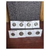 8 Buffalo Nickels