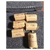 Rolls of 1976 Bicentennial Half Dollars