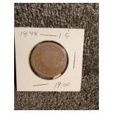 1848 United States Large Cent