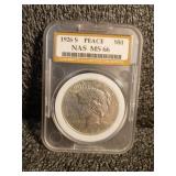 1926-S Peace Silver Dollar, MS66