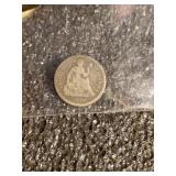 1861 Seated Liberty Dime