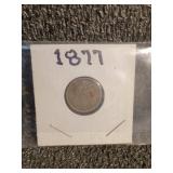1877 Seated Liberty Dime