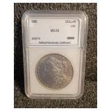 1886 Morgan Silver Dollar MS-64