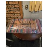 Striped Doormat With ï¿½Home Sweet Homeï¿½