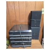 Integrated Stereo System with Speakers