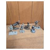 Franklin Mint Pewter Figurine Collection
