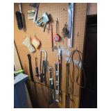 Pegboard With Assorted Tools