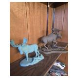 Wild Wings Moose Sculptures Set